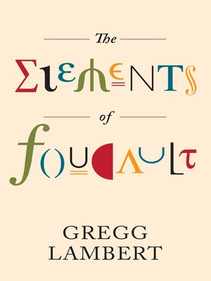 cover image of The Elements of Foucault